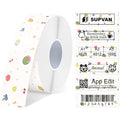 SUPVAN Label Maker Tape for E10 E11 E16 | Fruit Pattern 15mm x 6m