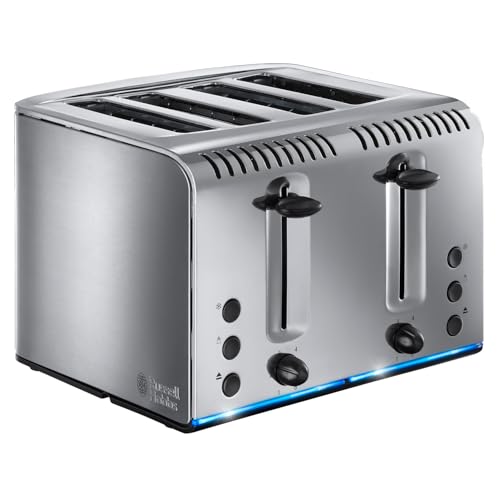 Russell Hobbs Buckingham 4-Slice Toaster | Fast Toasting Stainless Steel
