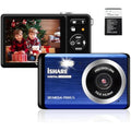 Digital Camera – 1080P 30MP Point and Shoot for Kids (Blue)