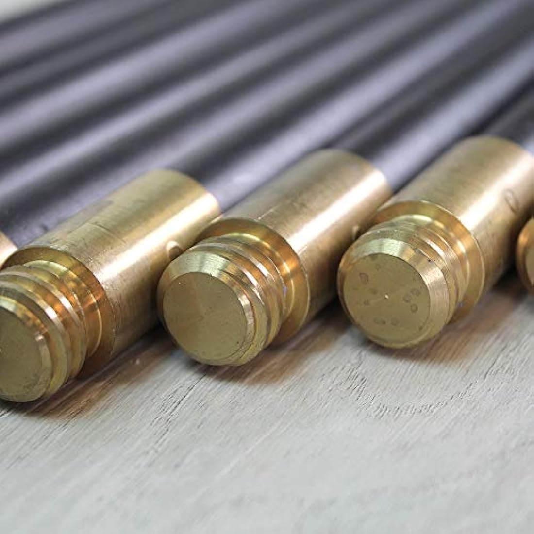 Faithfull Drain Rod Set 9m (30ft) - 12 Piece Kit with Brass Connectors