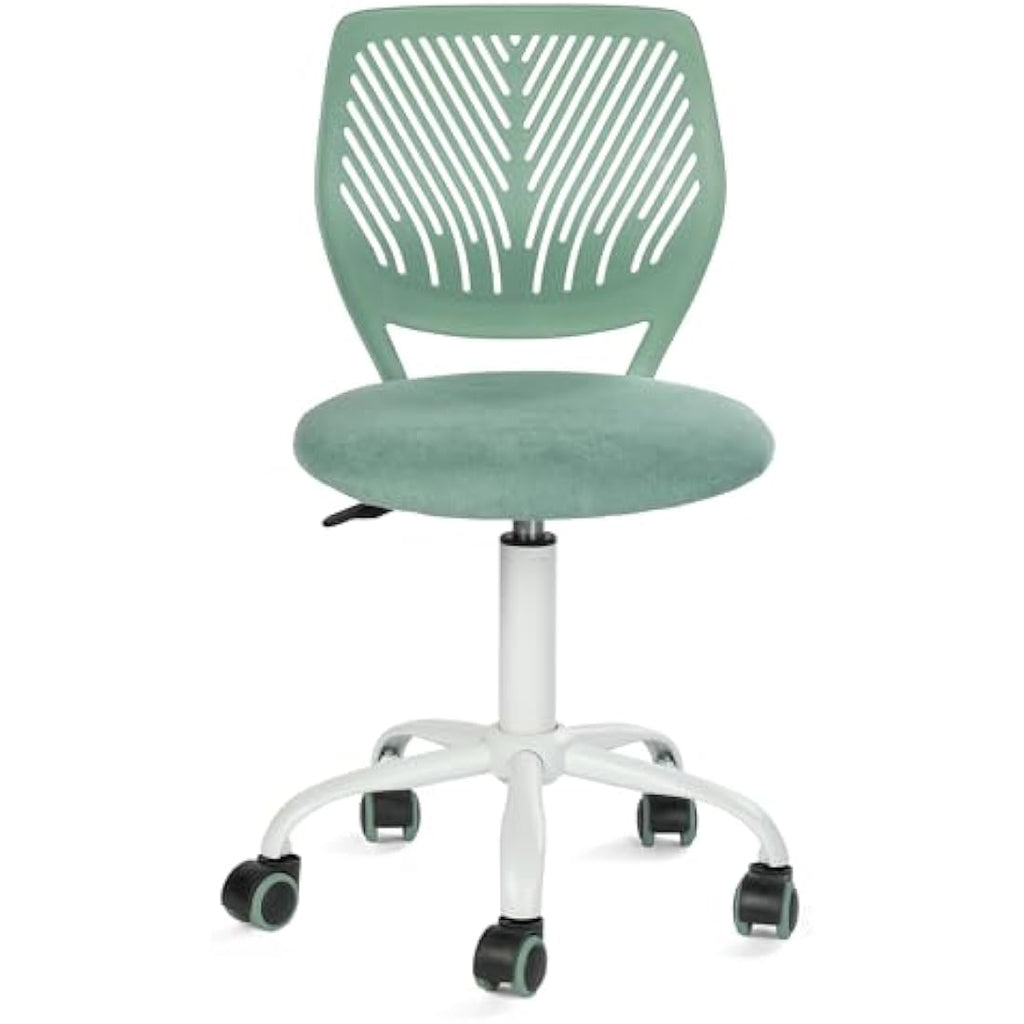 Ergonomic Swivel Desk Chair | Linen Fabric, Cactus Green