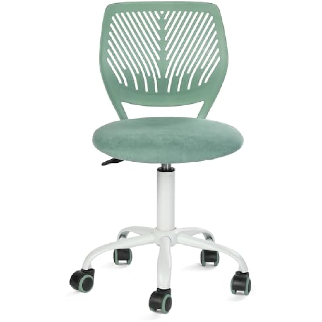 Ergonomic Swivel Desk Chair | Linen Fabric, Cactus Green