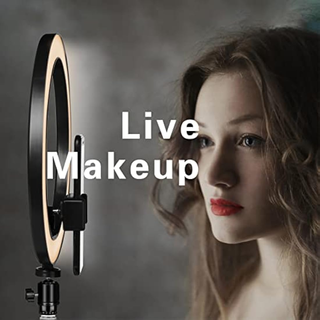 AIXPI 10" Ring Light with 67" Tripod Stand and Phone Holder