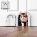 Jolof Store Meow Manor No-Flap Interior Cat Door for Large Cats