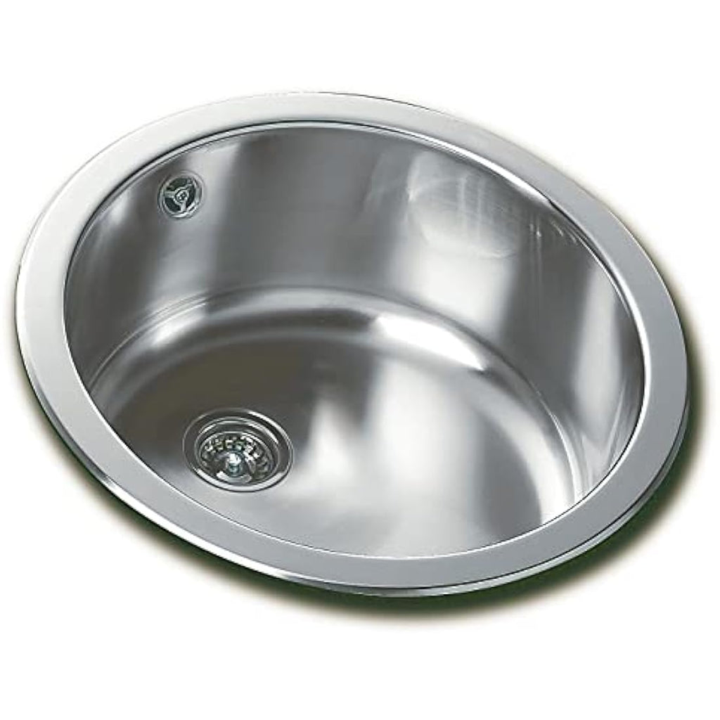 Teka Eline Round Basin Sink | 45cm Stainless Steel Kitchen Basin
