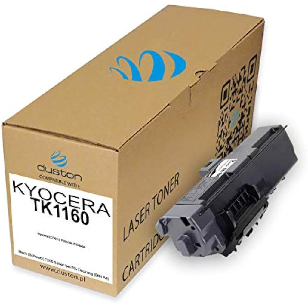 Duston TK-1160 Black Toner 5-Pack for Kyocera ECOSYS P2040dn P2040dw