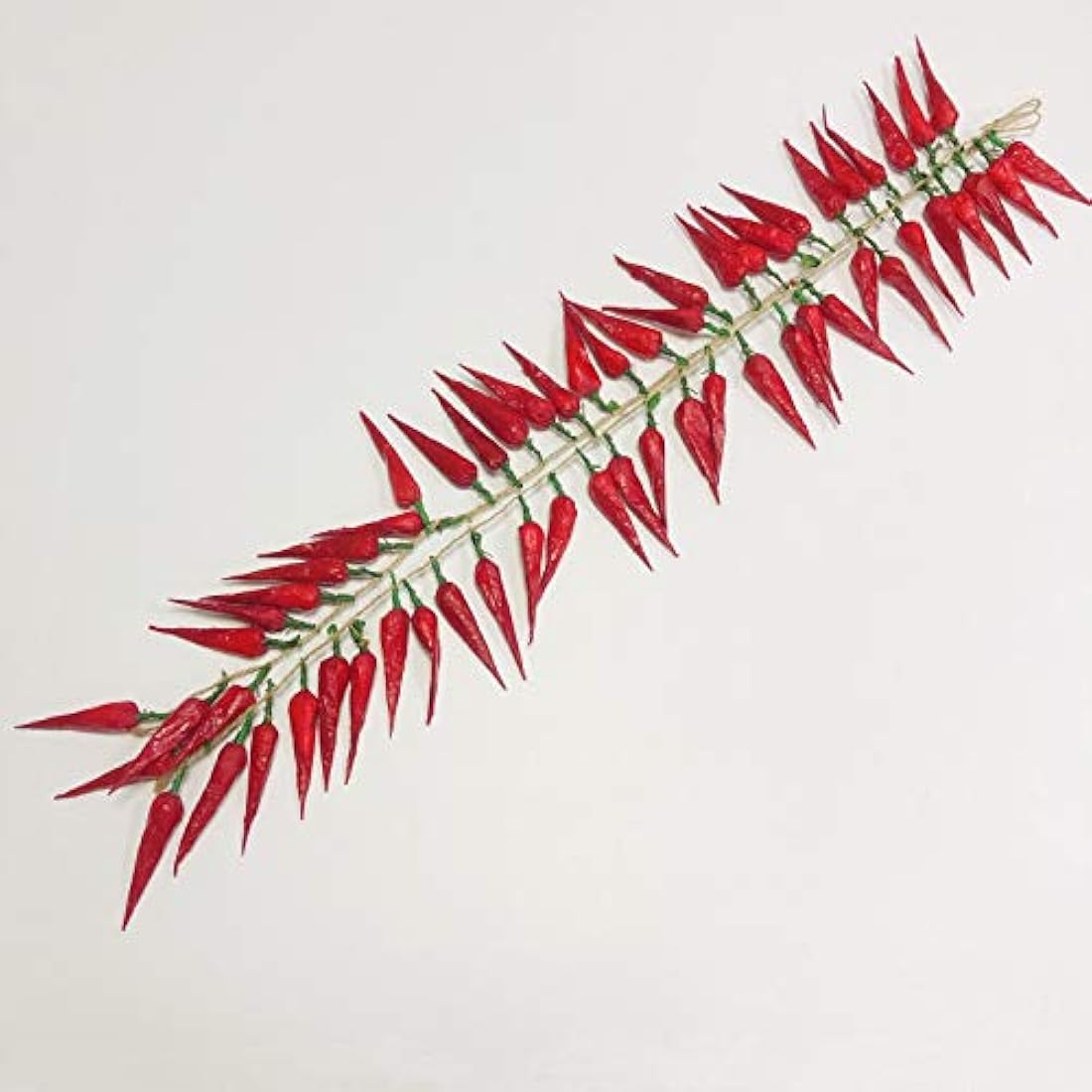 Artificial Red Chili Garland – 24 Inch Fake Pepper Wreath 2pcs