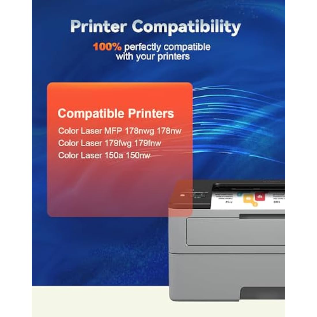 Skydo 117A Toner Cartridges for HP Color Laser MFP 178nw 179fnw - 4 Pack