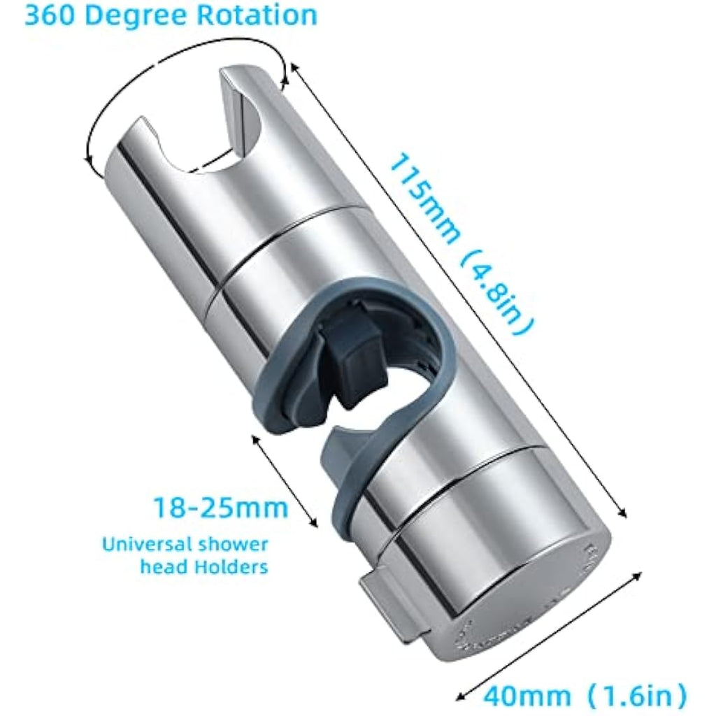 BBLIKE Universal Shower Head Holder | 18-25mm Adjustable ABS Bracket