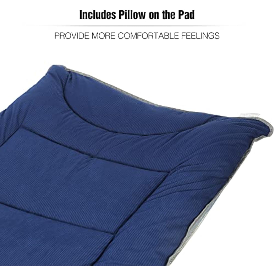 REDCAMP XL Camping Mattress Pad – Soft Corduroy Folding Cot Mattress