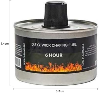 Chafing Fuel Can – 6 Hour Liquid Wick for Catering