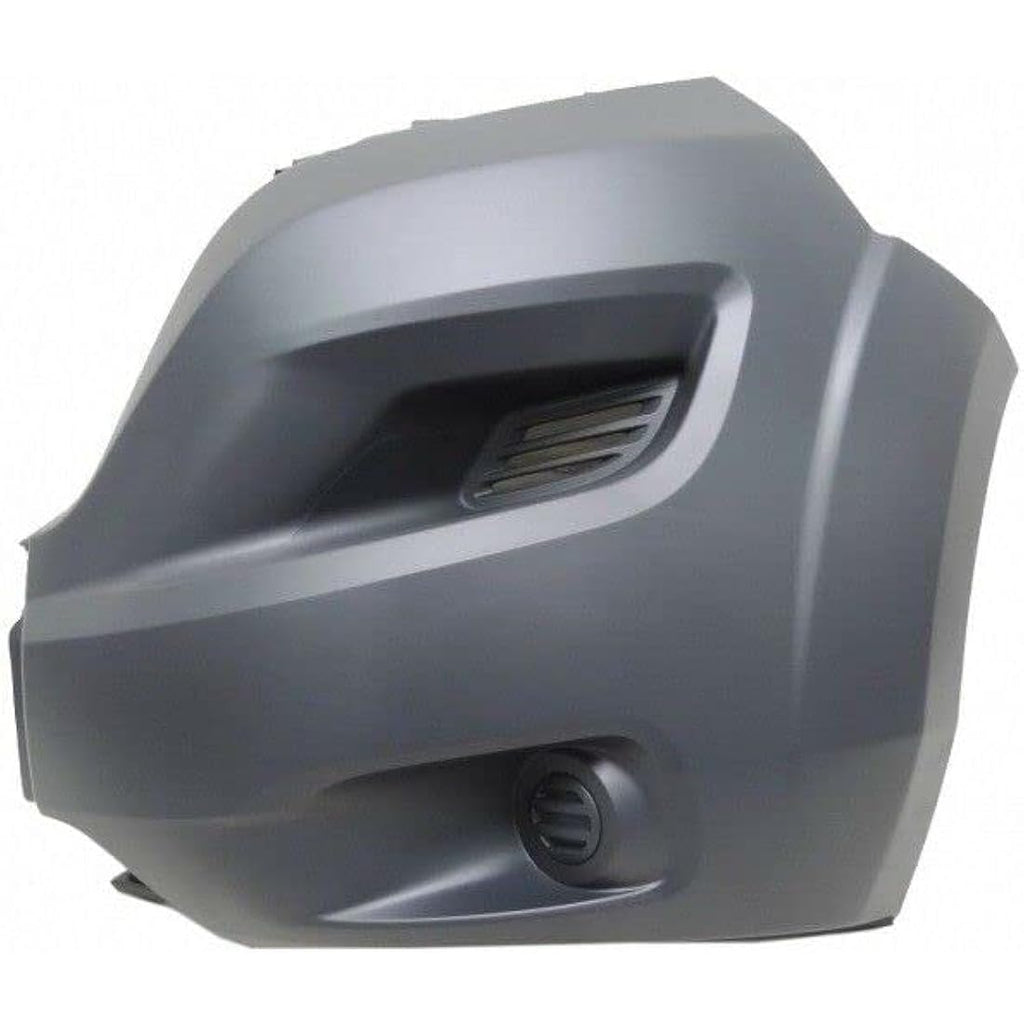 Front Bumper End Corner Left - Primed No Fog Hole