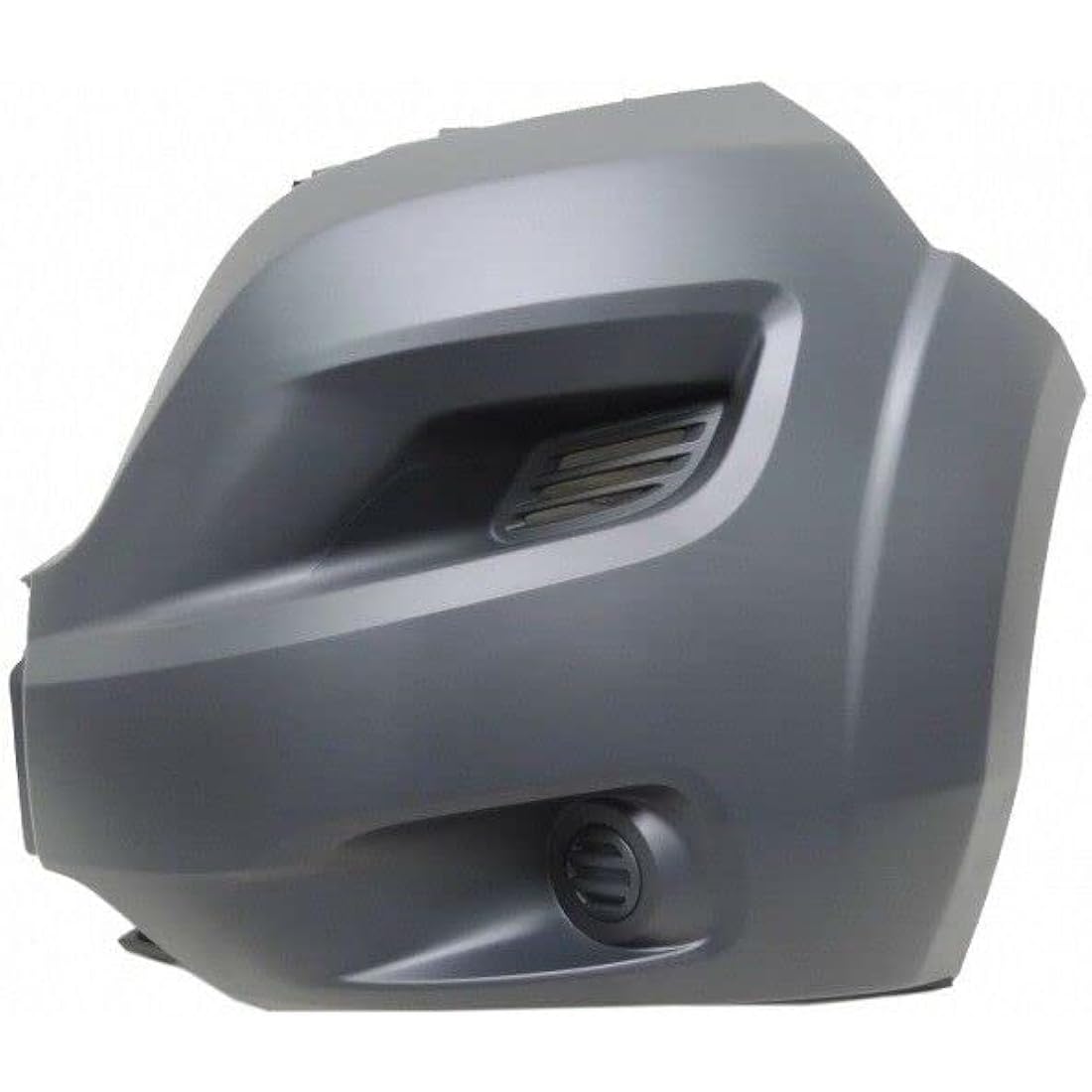 Front Bumper End Corner Left - Primed No Fog Hole