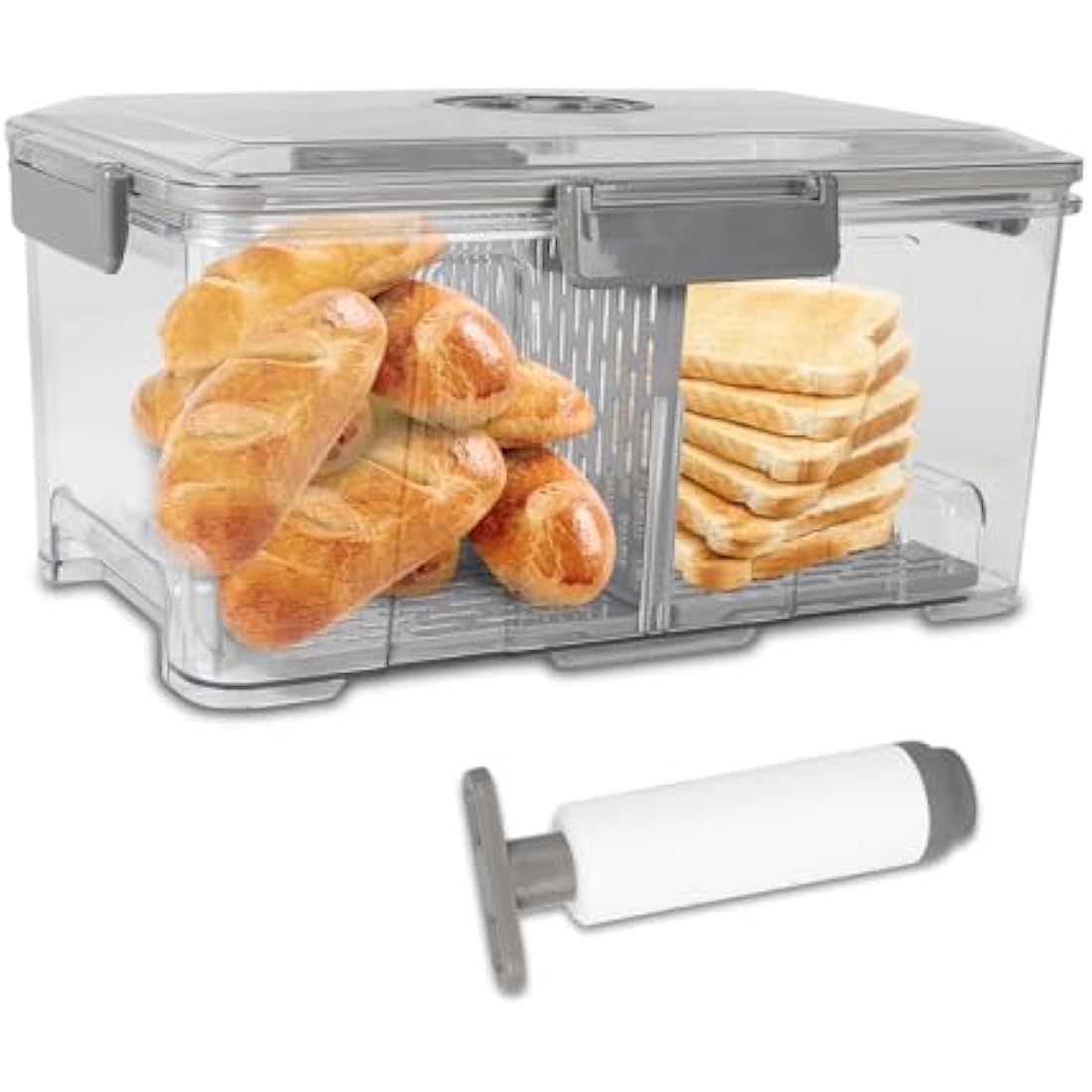 Airtight Bread Bin – Vacuum Storage Box with Time Dial