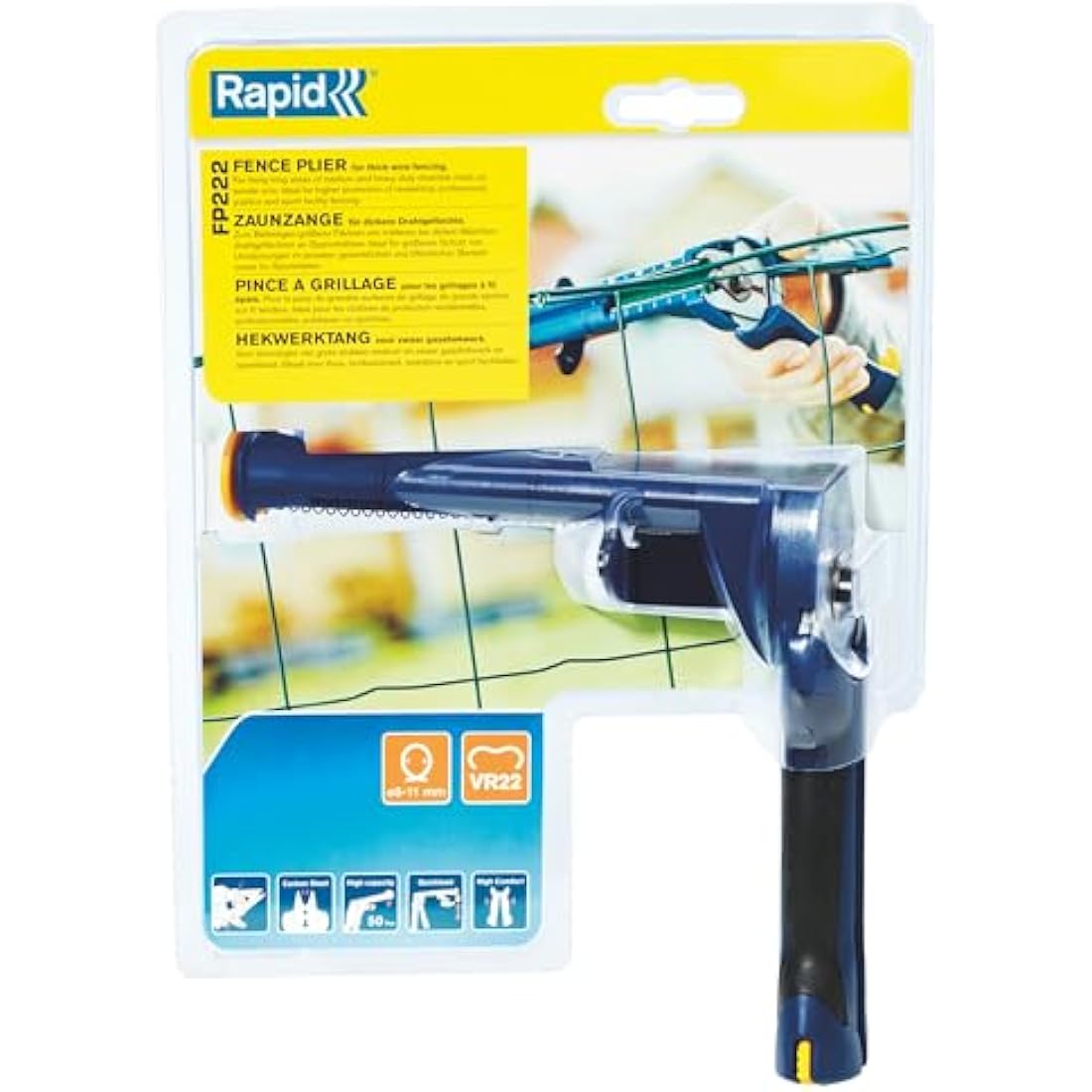 Rapid FP222 Fence Pliers for VR22 Hogrings with High Capacity Magazine