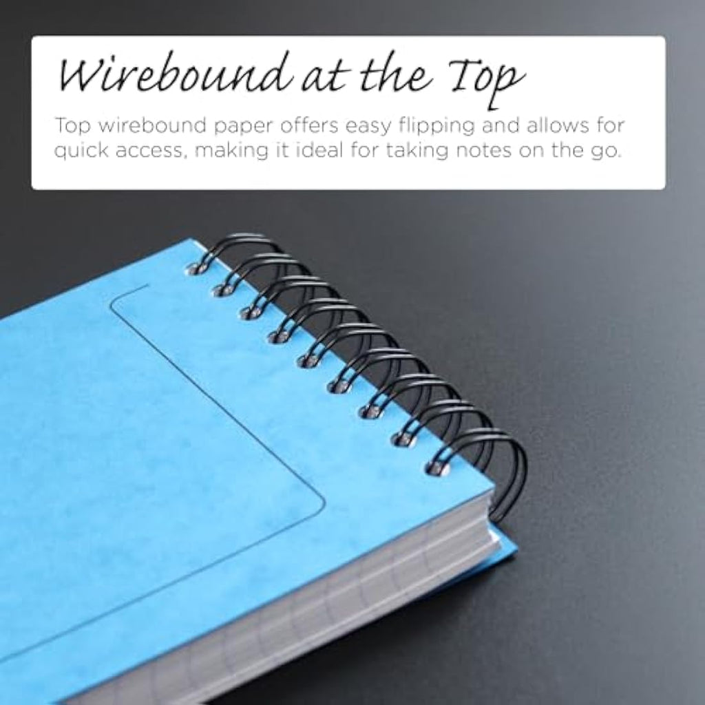 Europa Wire Top Ruled Pad | Clairefontaine 90g Paper | Pack of 10