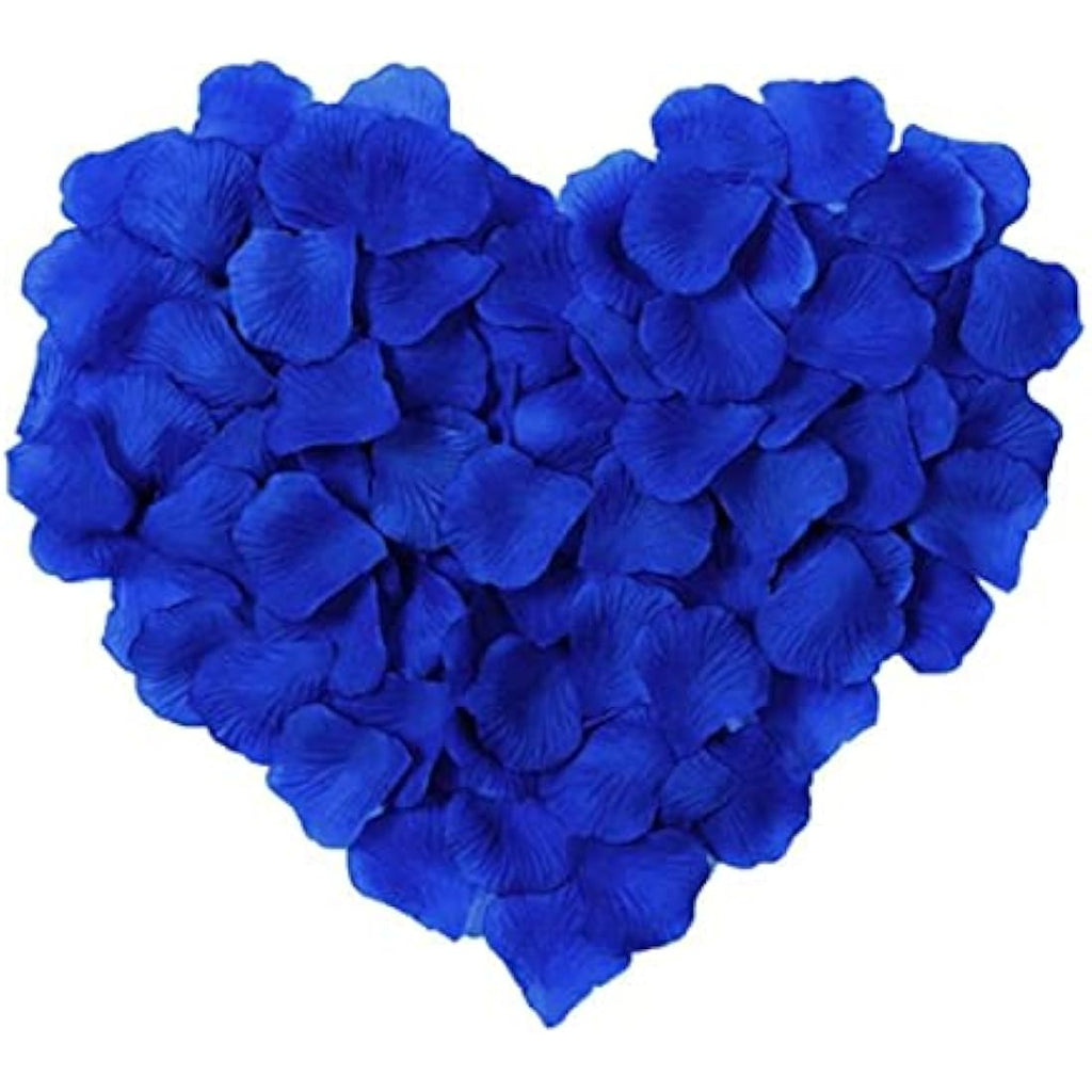 1000pcs Artificial Silk Rose Petals for Wedding - Dark Blue