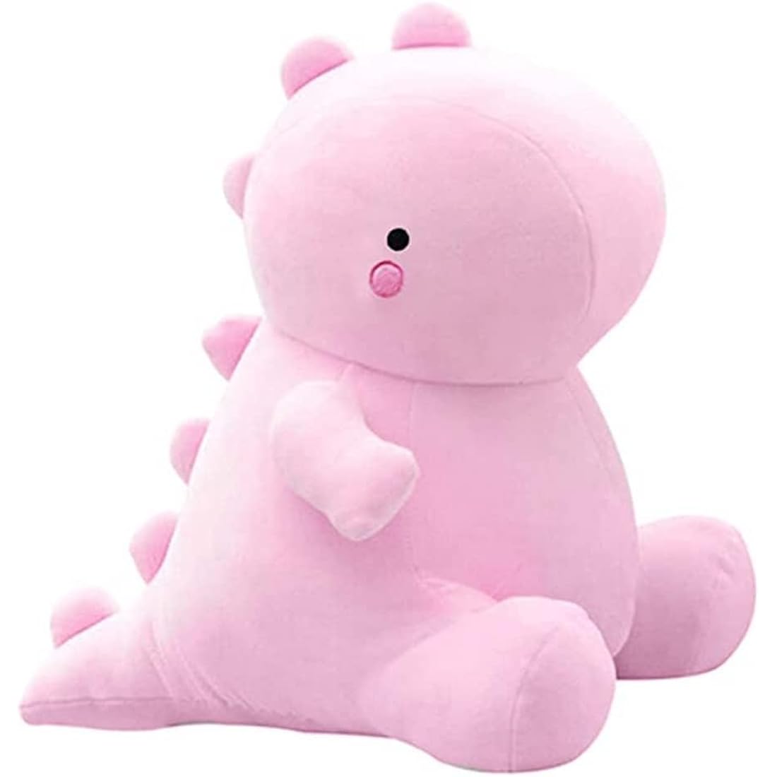 OUKEYI Cute Dinosaur Plush Stuffed Animal – Soft Kawaii Hugging Pillow, Pink
