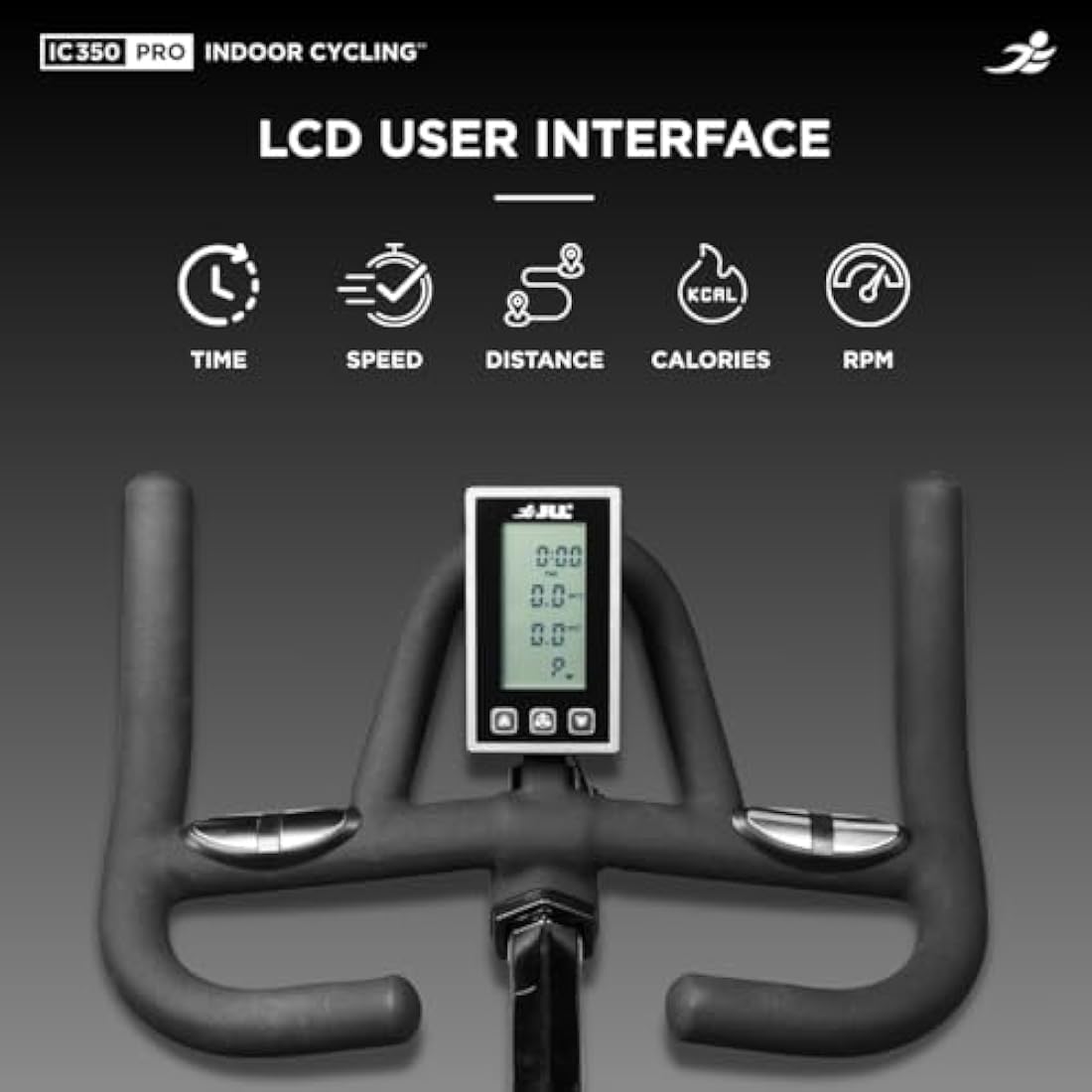 JLL IC350 PRO Indoor Exercise Bike | Magnetic Resistance Belt Drive