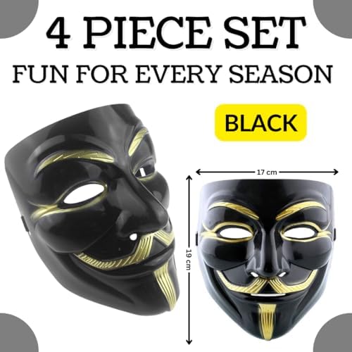 Anonymous V for Vendetta Mask Set – Halloween Cosplay Gear