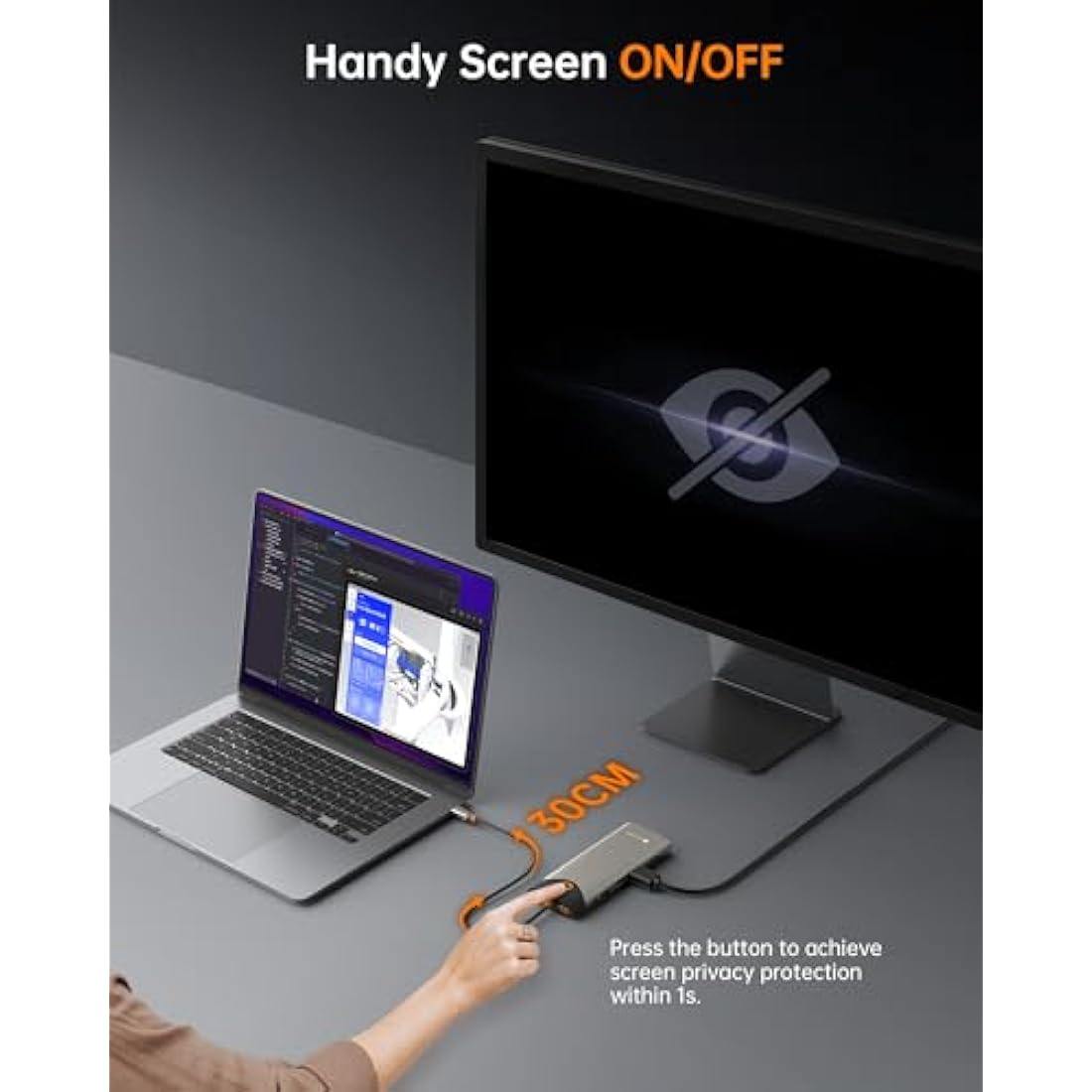 NOVOO 15-in-1 USB C Docking Station | Dual 4K HDMI & 100W PD Adapter