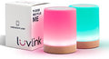 LuvLink Friendship Lamp v2 - Long Distance WiFi Touch Light (Set of 2)