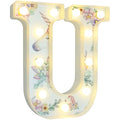 Vimlits Unicorn LED Light Up Letter U – Warm White Alphabet Wall Decor
