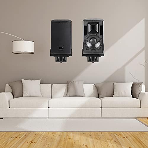 Suptek Dual Speaker Wall Mounts | Tilt & Swivel Brackets for 25kg