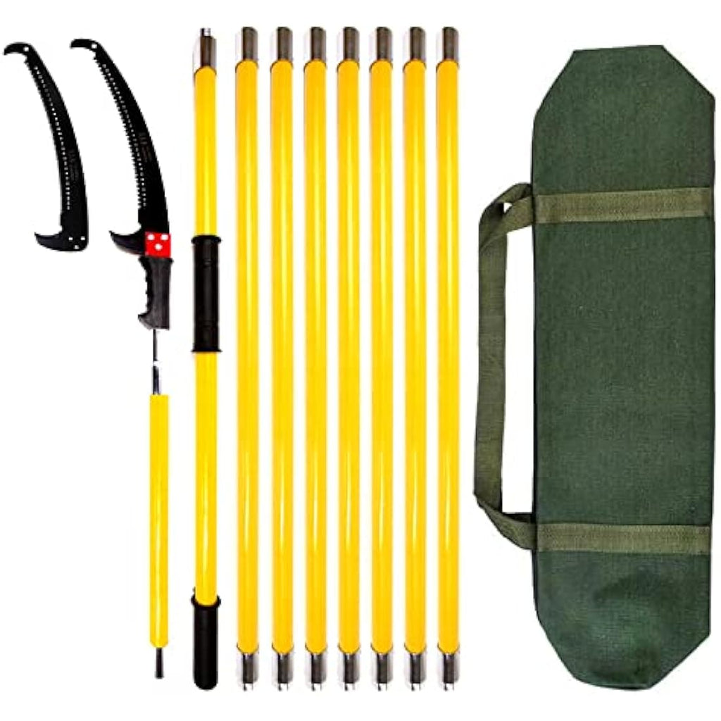 Jolof Store 30ft Tree Pole Pruner – Extendable Manual Pruning Saw