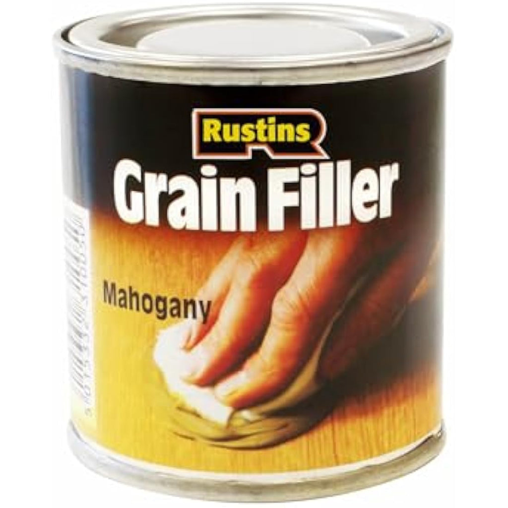 Rustins Mahogany Wood Grain Filler – 230g Smooth Finish for Furniture