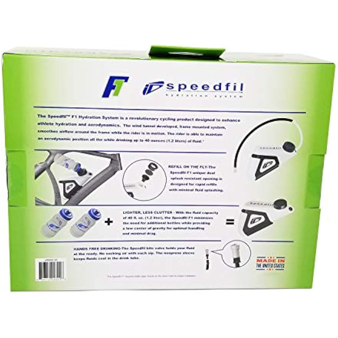Speedfil F1 Hands-Free Bicycle Hydration System - 40oz Frame Mount