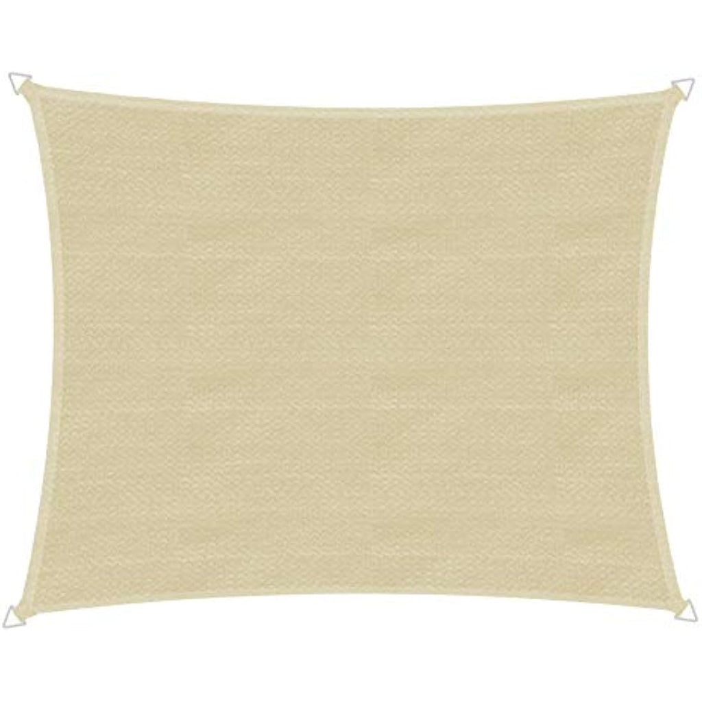 Windhager Capri Sun Sail – 4x5m HDPE UV Resistant Shade, Cream White