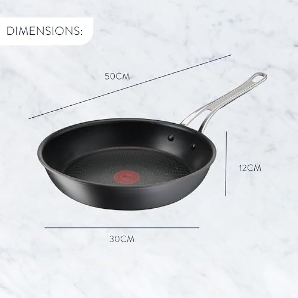 Tefal Jamie Oliver Frying Pan – 28cm Non-Stick Hard Anodised Aluminium