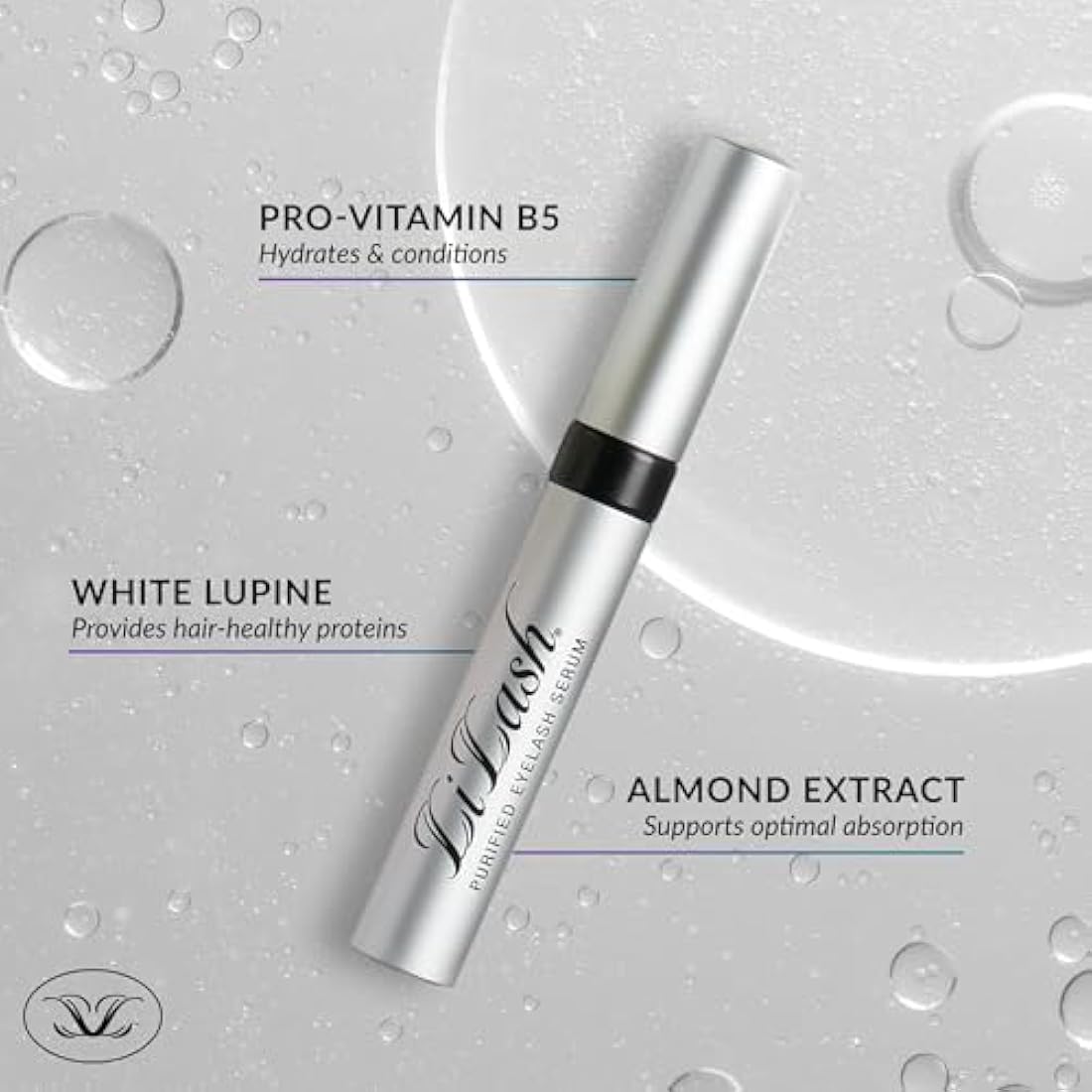 LiLash Eyelash Growth Serum – Vegan Lash Enhancer for Sensitive Eyes (4mL)