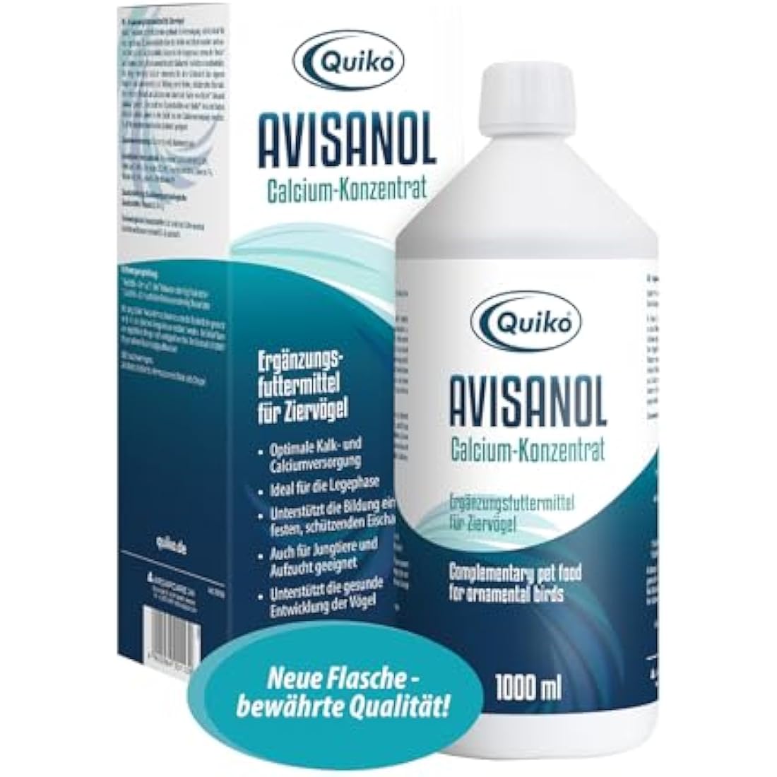 Quiko Avisanol Calcium Concentrate for Birds & Poultry – 1000ml