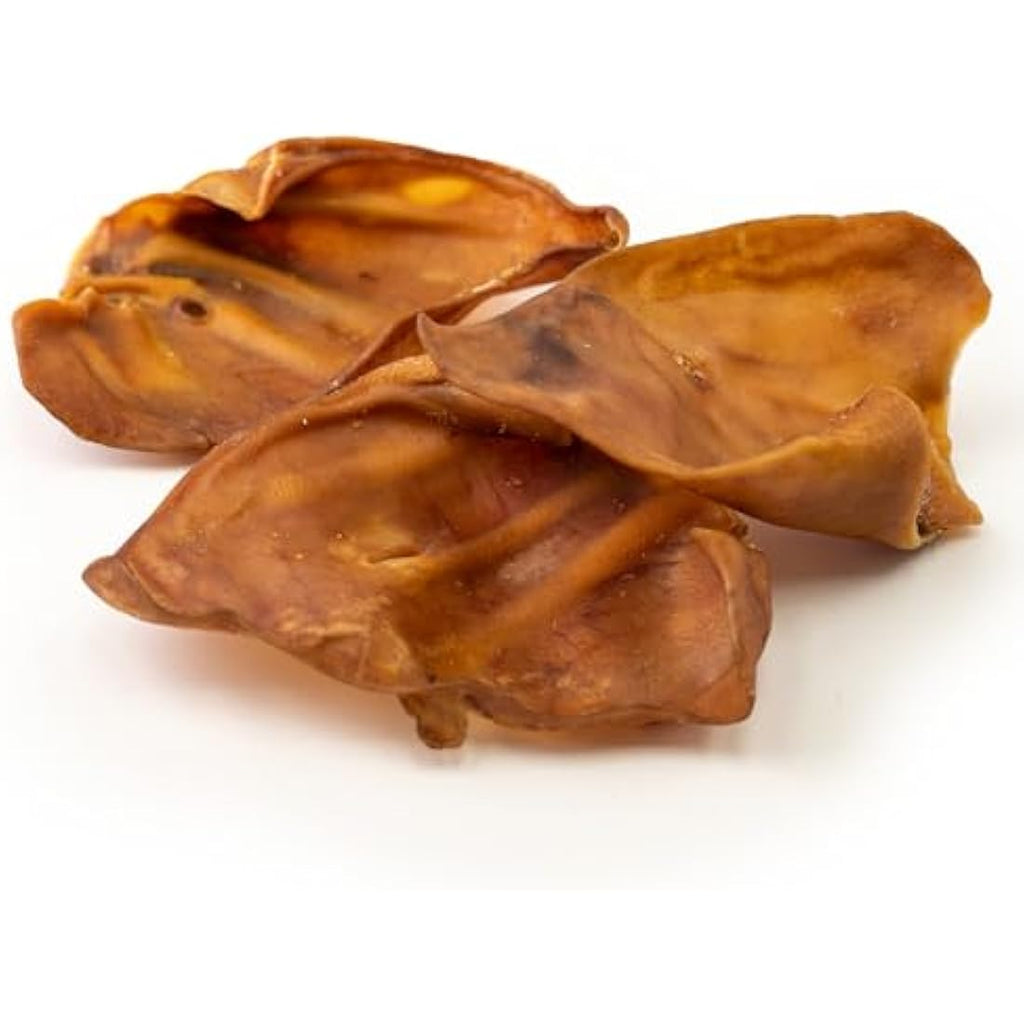 Jolof Store Pigs Ears for Dogs | 25 Large British Pork Ear Dental Chews