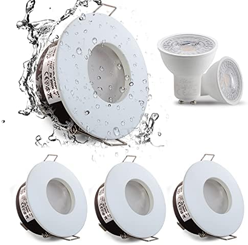 IP65 Waterproof LED Recessed Downlights | 5W GU10 4-Pack