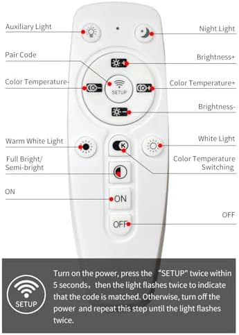Mikeru 3-Ring LED Pendant Light | Dimmable Modern Chandelier with Remote