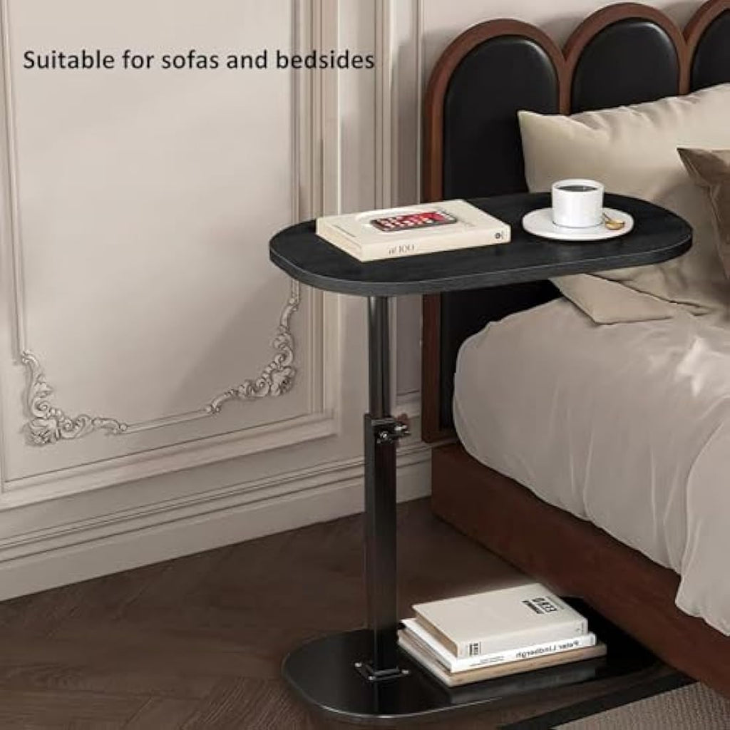 Jolof Store C-Shaped End Table – 360° Swivel Adjustable Laptop Desk