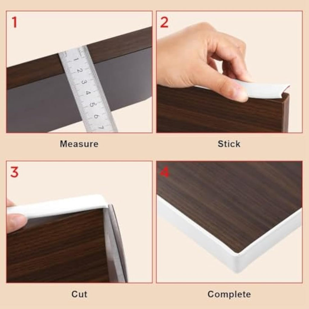 Flintronic 5m x 16mm U-Shape Flexible TPE Edge Banding - Self-Adhesive