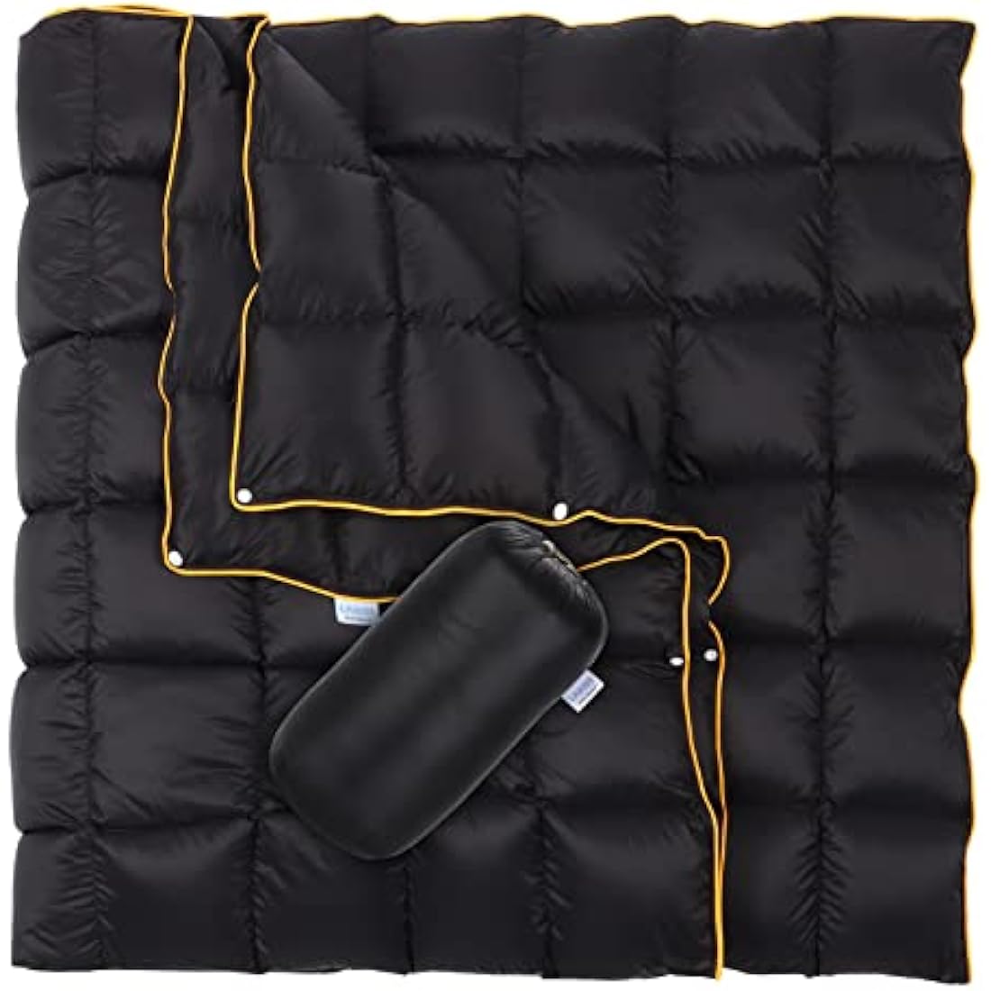 Lvkiss Duck Down Camping Blanket – 20D Water-Resistant Packable Quilt