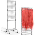 Jolof Store 280 Pegs Braiding Hair Rack – Adjustable 2-Sided Stand with Wheels