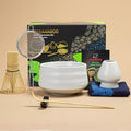 TEANAGOO 7-Piece Matcha Tea Set – Ceramic Bowl & Bamboo Whisk Kit