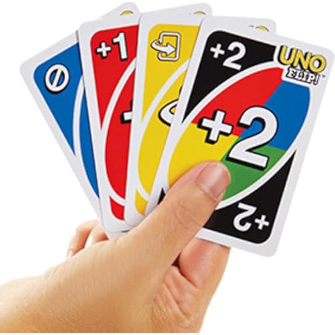Mattel UNO FLIP! Family Card Game – Double-Sided Deck in Storage Tin