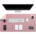 DOBAOJIA Dual-Side PU Leather Desk Pad | Waterproof XXL Mouse Mat