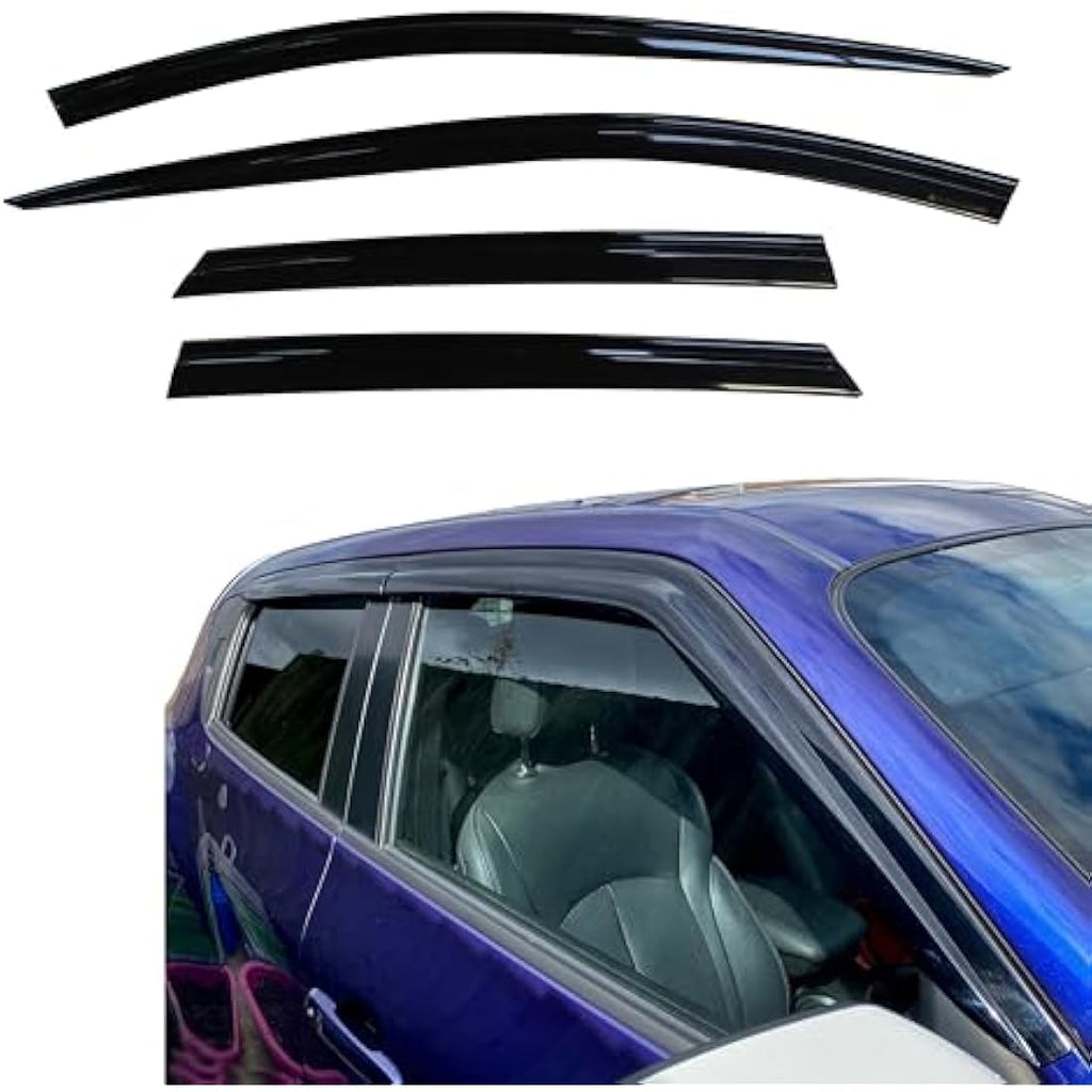 Auto Clover Wind Deflectors for Nissan Juke 2010-2019 | 4-Piece Set