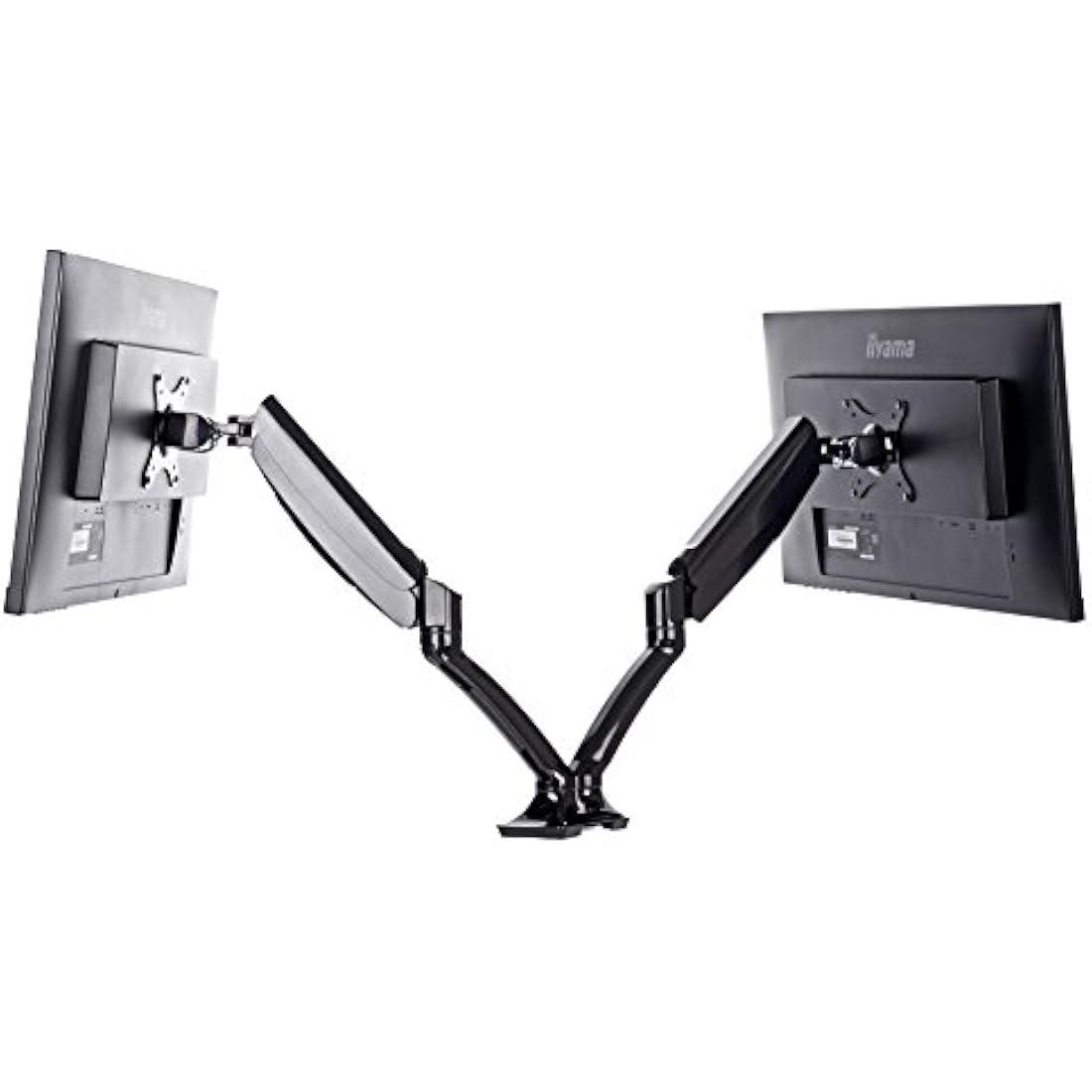 iiyama DS3002C-B1 Dual Gas Spring Monitor Arm – 27" Desk Mount