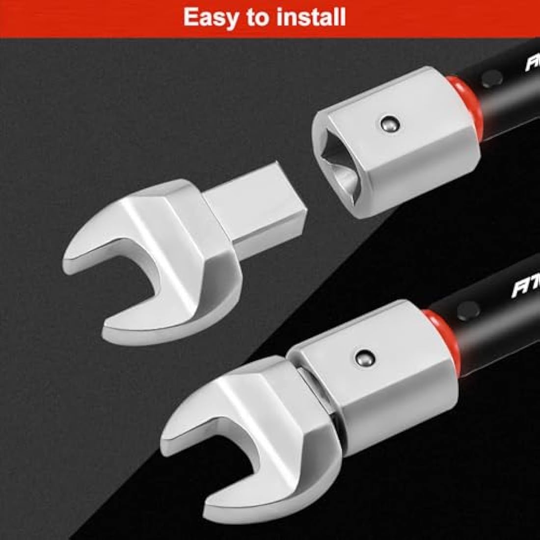 ATsafepro Open End Torque Wrench 3-25 Nm | 9x12mm HVAC & Bike Tool