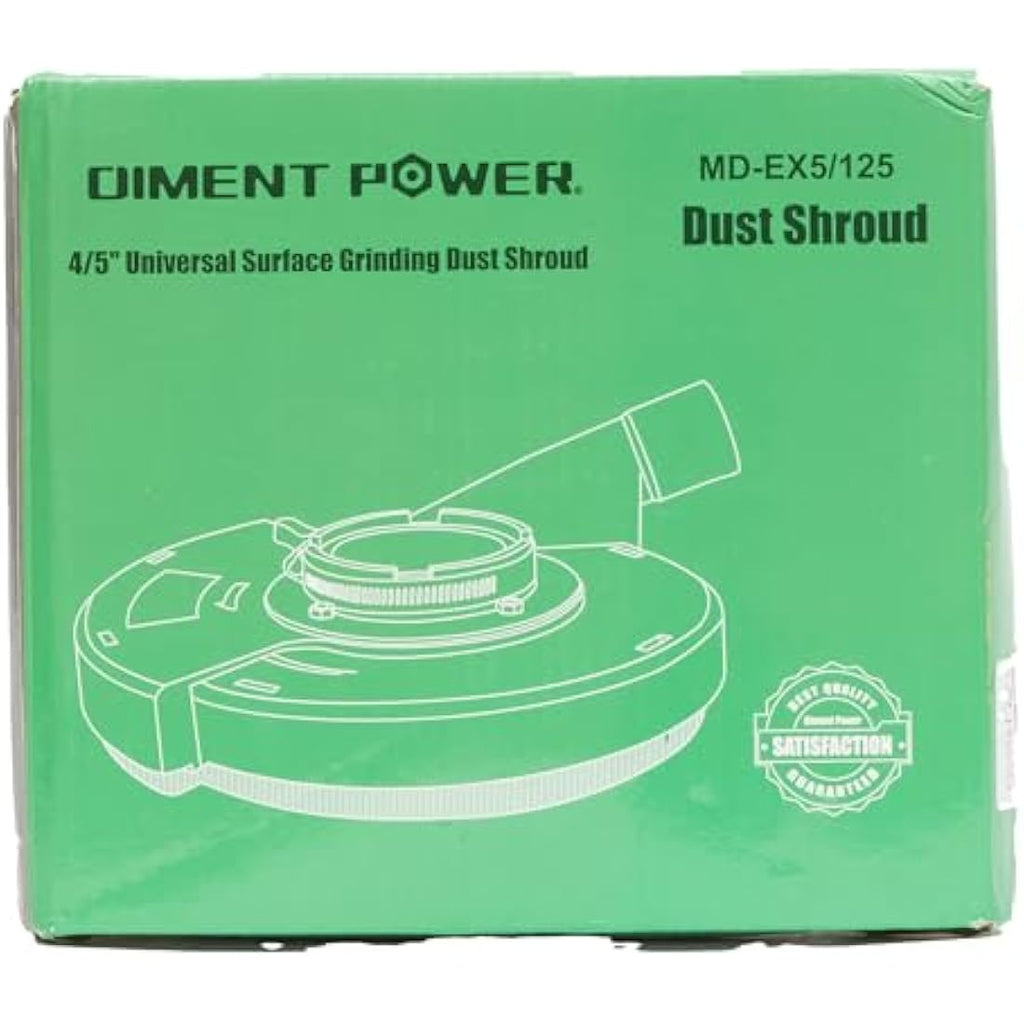 Diment Power 5" Angle Grinder Dust Shroud & Diamond Cup Wheel Kit