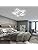 YUNLONG Flower Ceiling Fan with Light | Dimmable Reversible DC Motor
